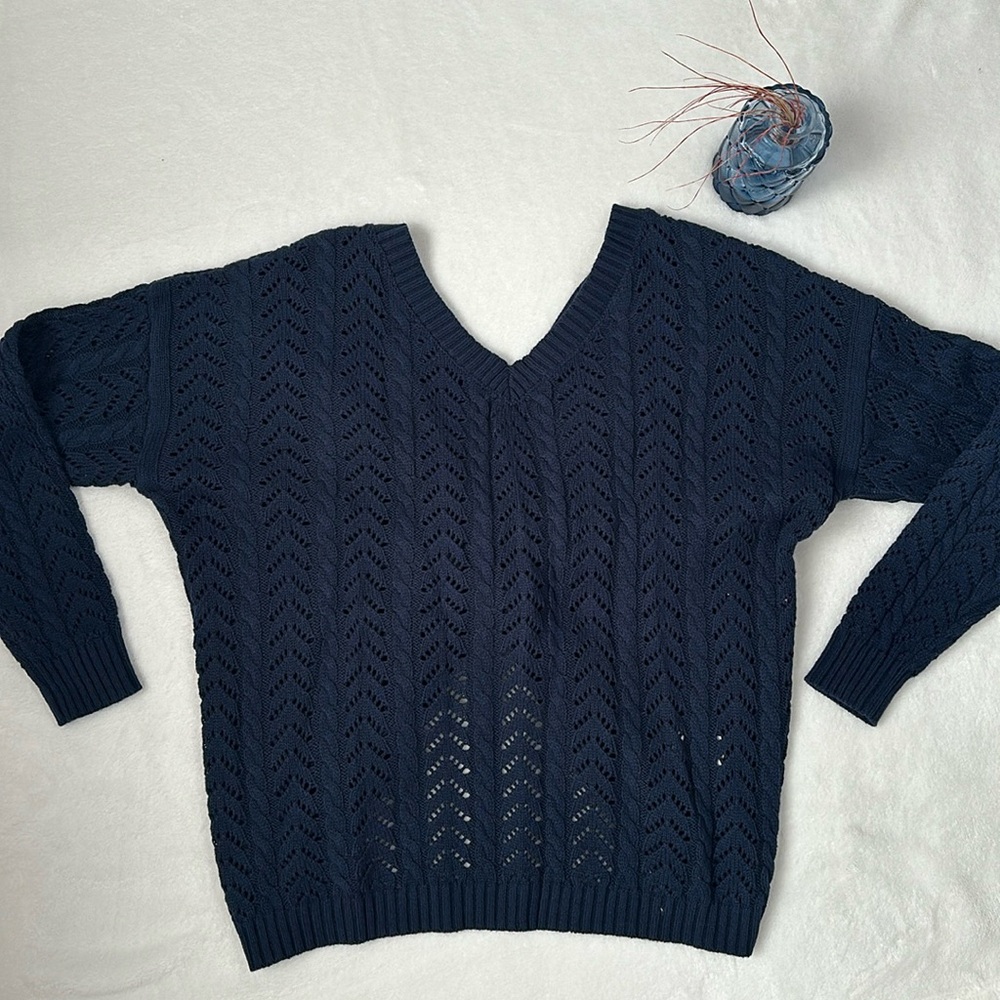 Mi Ami navy sweater